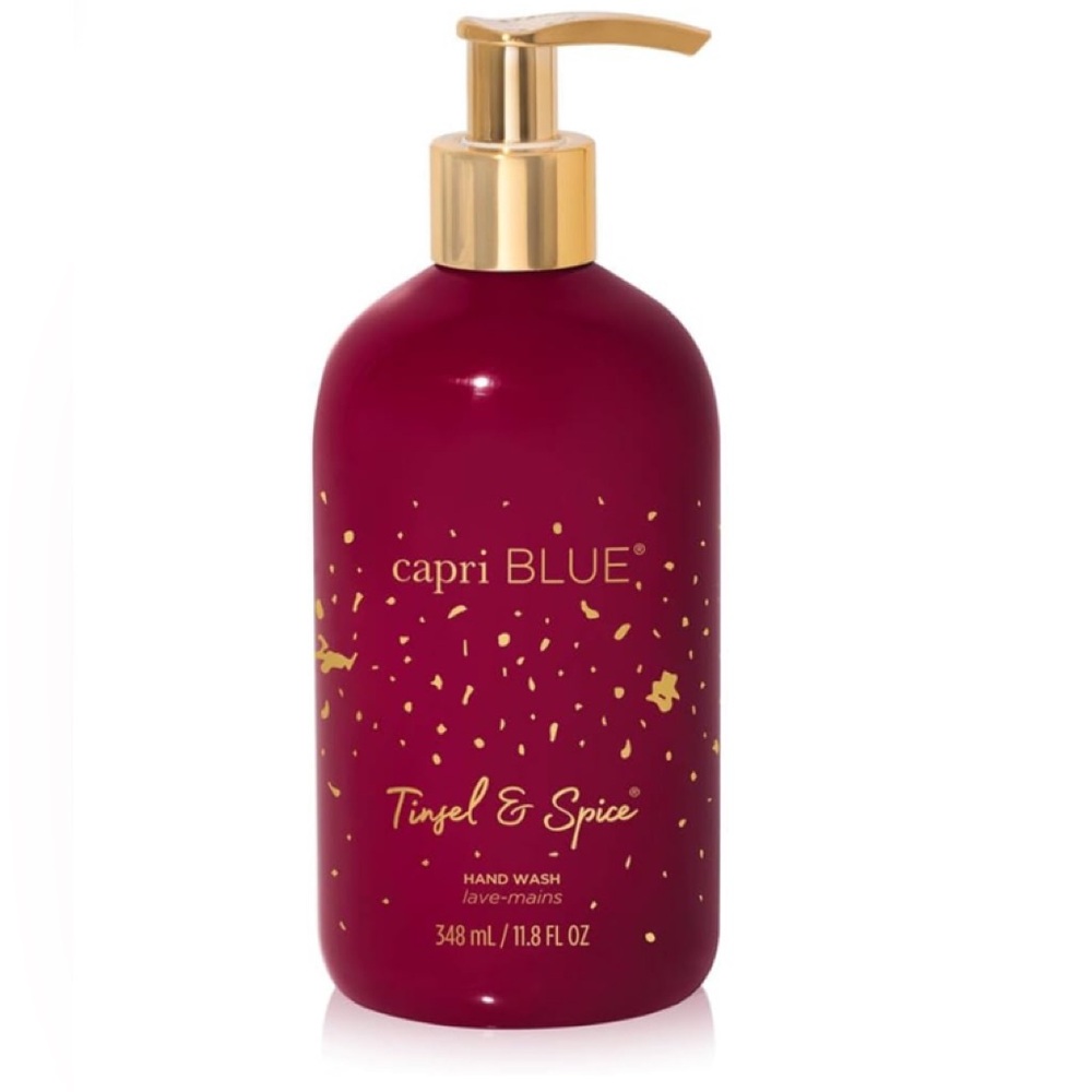 Capri Blue Large Moisturizing Hand Wash Soap  (Tinsel & Spice, 11.8 fl oz)